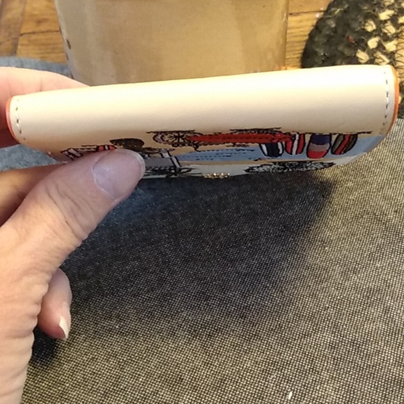 NWOT Tory Butch Embroidered West Coast Mini Leather Wallet - Picture 3 of 8